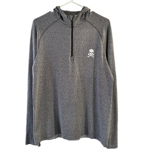 Lululemon X Soulcycle 1/4 Zip Men’s Pullover Heathered Gray Sz Large Activewear - Picture 1 of 7